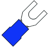 Afbeeldingen van Vorkkabelsch. bm=4mm blauw a2540gs