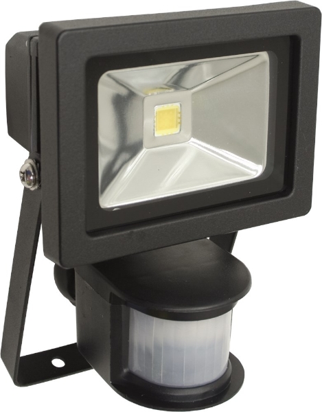 Afbeeldingen van Kelfort bouwlamp led 800lm 10w m.sensor&kabel