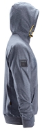 Afbeeldingen van Sni logo hoodie mt.s d.blauw melange