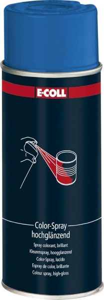Afbeeldingen van E-coll lakspray gentiaanblauw (RAL5010)