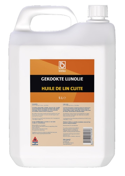 Afbeeldingen van Gekookte lijnolie 5ltr.