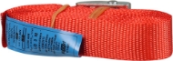 Afbeeldingen van Kelfort spanband rood 25mm x3.0m m.klemgesp
