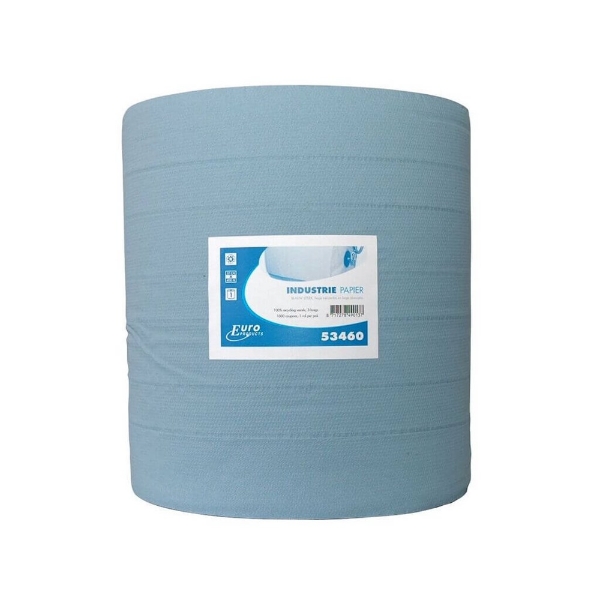Afbeeldingen van Eur industriepapier blauw 40x37cm 380mtr