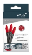 Afbeeldingen van Pica 590/40 Markeerkrijt PRO 12x120mm rood
