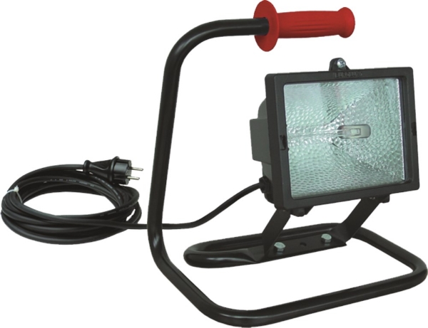 Afbeeldingen van Bouwlamp 300w 5mtr. kl.2 incl. standaard