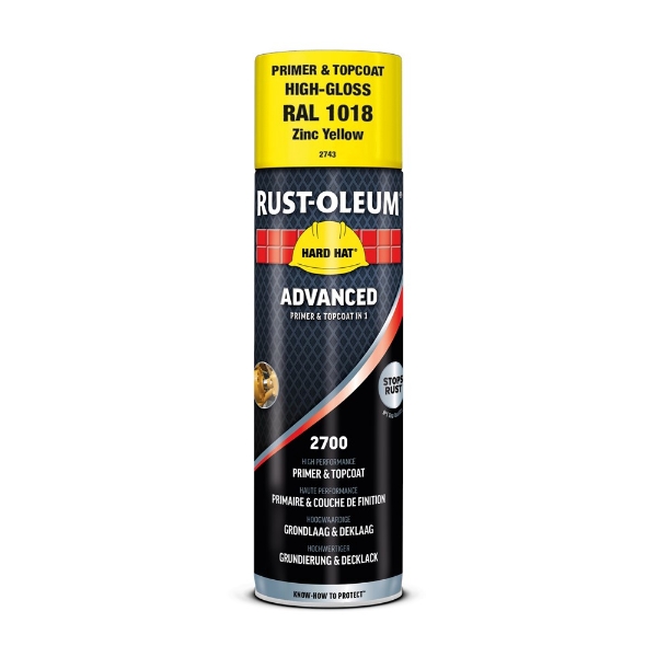 Afbeeldingen van Hard Hat Advanced GLOSS LICHTGEEL - RAL 1018