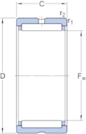 Afbeeldingen van SKF nk15/16a looprol