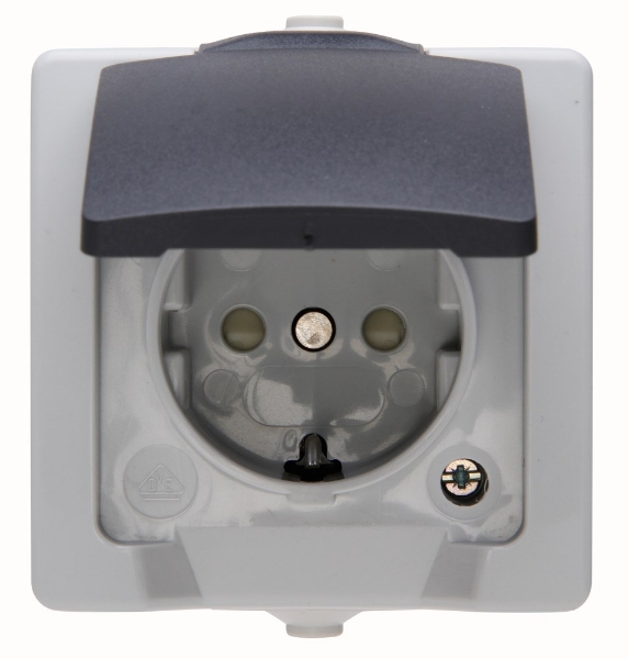 Afbeeldingen van Wcd enkel opbouw IP44 budget uitv.