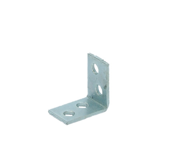 Afbeeldingen van Stoelhoek 25x25x15x2mm staal verzinkt (82401)