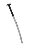 Afbeeldingen van Batssteel 110cm glasfiber grijs