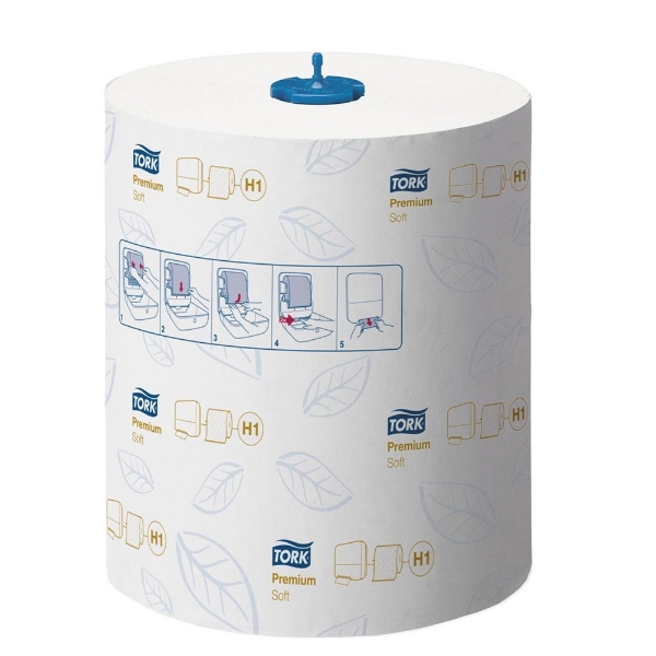 Afbeeldingen van Tork Matic handdoekrol h1 21cm x 100m (soft)