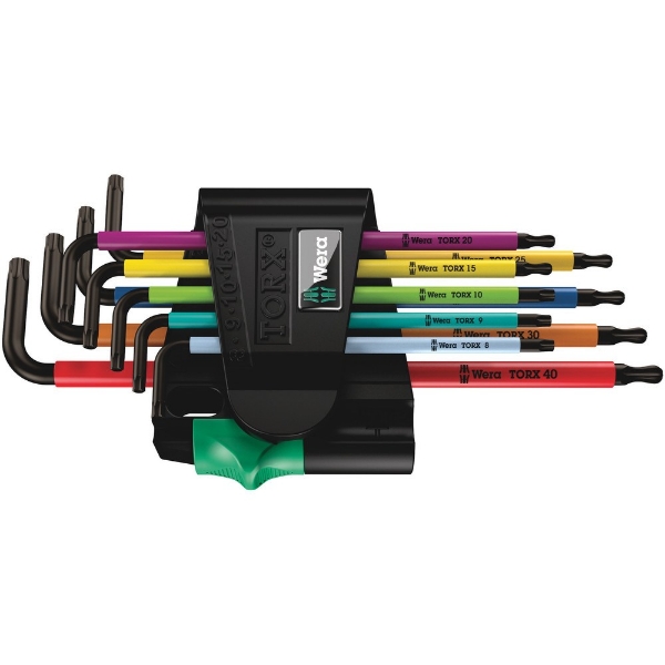 Afbeeldingen van Wera inbusset torx 9 delig 967 spkl/9