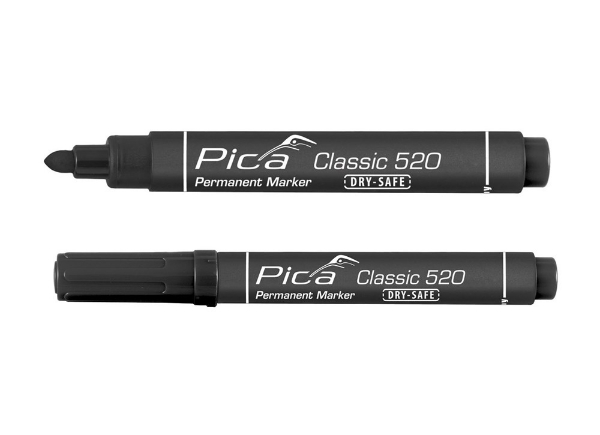 Afbeeldingen van Pica 521/46 Perm. Marker 2-6mm beitel zwart