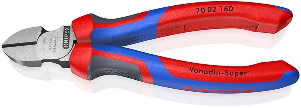 Afbeeldingen van Zijsnijtang gepol. 160mm mc-greep Knipex
