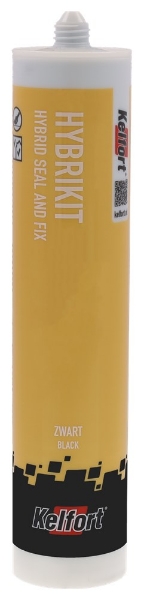 Afbeeldingen van Kelfort hybrikit ms-polymer zwart 290ml