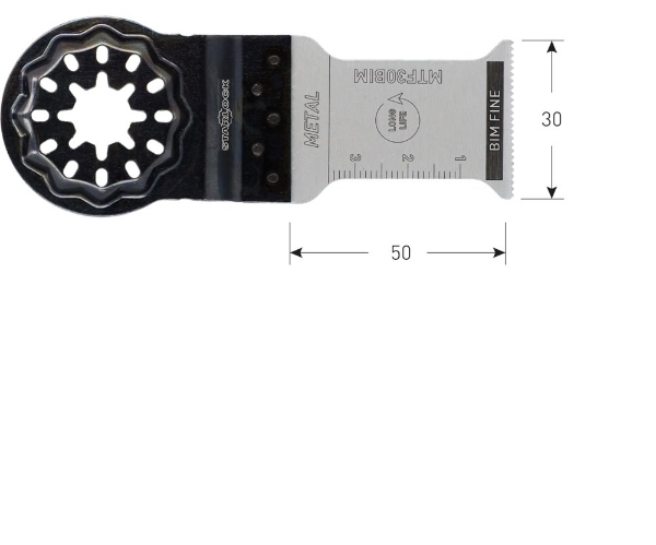 Afbeeldingen van Rotec MTF30 BIM metaal/hout Starlock inv [10]