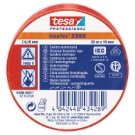 Afbeeldingen van Tesa 53988 isolatietape rood 25m, 19mm