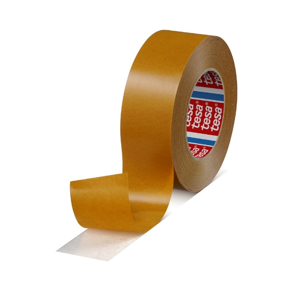 Afbeeldingen van Tesa 1571 dubbelzijdige tape trans. 50m, 50mm