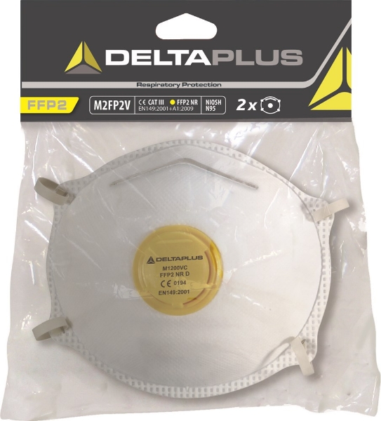 Afbeeldingen van Delta Plus kit met 2 halfgelaatsmasker