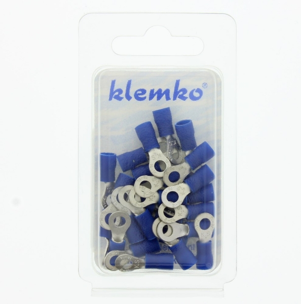 Afbeeldingen van Ringkabelsch. bm=4mm blauw a2543r (25st.)