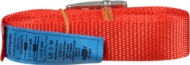 Afbeeldingen van Kelfort spanband rood 25mm x3.0m m.klemgesp
