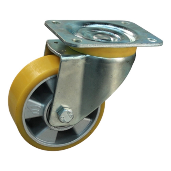 Afbeeldingen van Zwenkwiel 125mm alu/pu 250kg serie 29-91