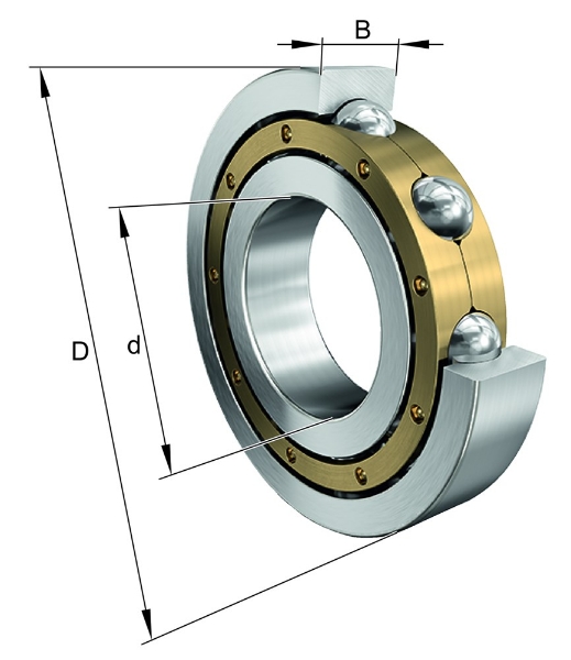 Afbeeldingen van SKF groefkogellager eenrijig 6019m.C3 messkoo