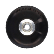 Afbeeldingen van Steunschijf Op Stift 50x6MM RUBBER SL3 MED