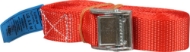 Afbeeldingen van Kelfort spanband rood 25mm x3.5m m.klemgesp