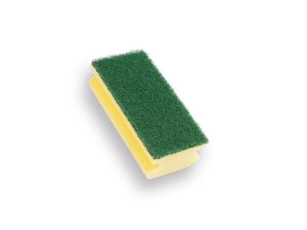 Afbeeldingen van Schuurspons 14x7x4.2cm pak a 10 stuks