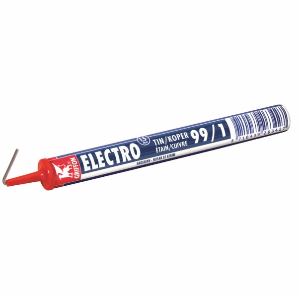 Afbeeldingen van Draadsoldeer tin/koper 99/1 harskern 1,5mm