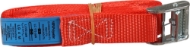 Afbeeldingen van Kelfort spanband rood 25mm x4.0m m.klemgesp