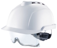 Afbeeldingen van Msa helm wit met bril v-gard 930