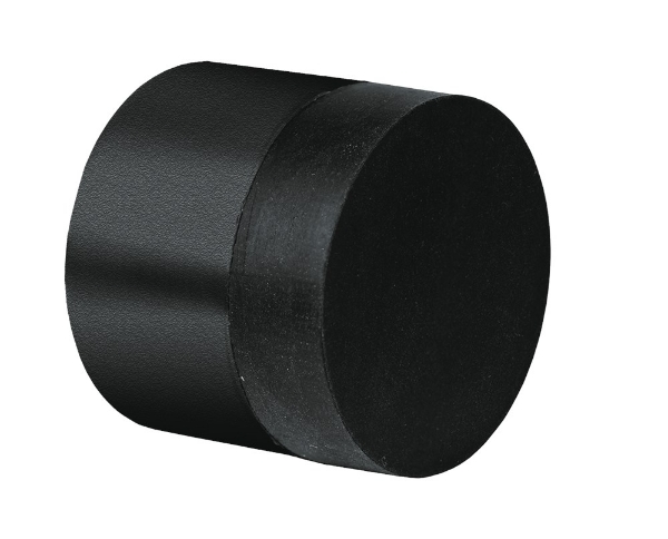 Afbeeldingen van Deurstopper Rvs Zwart 30X26Mm Wand