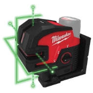 Afbeeldingen van M12™ groene kruislijnlaser/loodlaser 4 punten