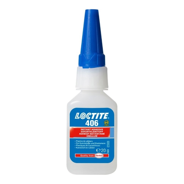 Afbeeldingen van Loctite Cyanoacrylaat lijm 406 20 gr
