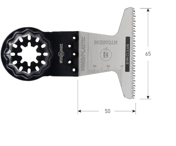 Afbeeldingen van Rotec MTC65 BIM hout/plastic Starlock in [10]