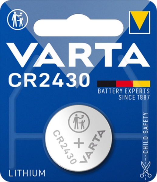 Afbeeldingen van Varta knoopcel CR2430 3v Lithium