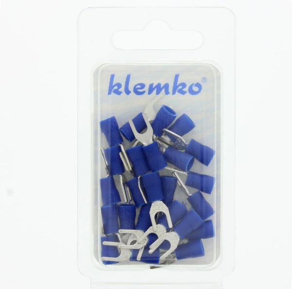 Afbeeldingen van Vorkkabelsch. bm=4mm blauw a2540gs (25st.)