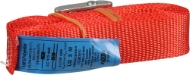 Afbeeldingen van Kelfort spanband rood 25mm x3.0m m.klemgesp
