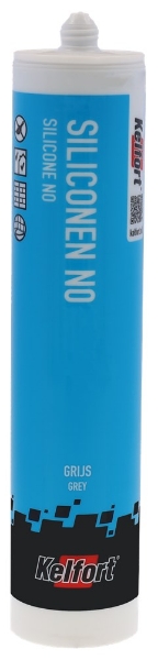 Afbeeldingen van Kelfort siliconenkit no grijs 310ml