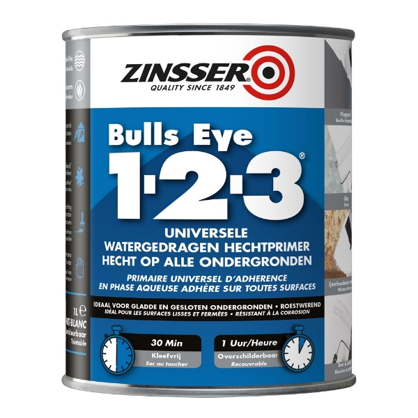 Afbeeldingen van Zinsser 1-2-3 primer 1 ltr zinsser 1-2-