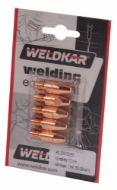 Afbeeldingen van Blister kontakttip 1.2mm - m8 koper (wk 250-3