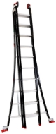 Afbeeldingen van Kelfort Reformladder 3x10 alu/zwart