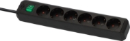 Afbeeldingen van EcoLine stekkerdoos+schak 6v 1.5mtr zwart