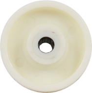 Afbeeldingen van Kelfort wiel pvc m.r.lgr 80mm wit 80mm wit
