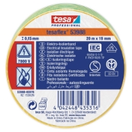 Afbeeldingen van Tesa 53988 isolatietape geel/groen 20m, 19mm