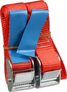 Afbeeldingen van Kelfort spanband rood 25mm x1.0m m.klemgesp