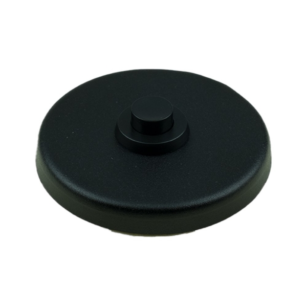 Afbeeldingen van Beldrukker Klik Rond Alu. Zwart 55Mm