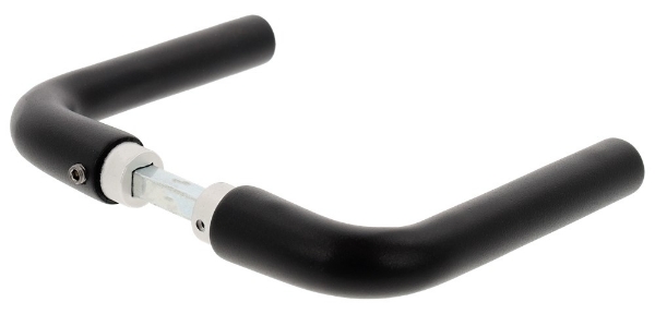 Afbeeldingen van Oxloc deurkruk L-model 38-42mm mat zwart
